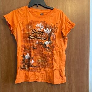 Orange Halloween Graphic Tee